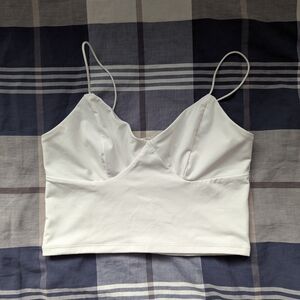 Garage White Tank Top